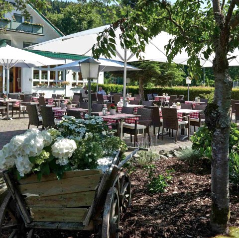 Het terras, © Landhotel Kallbach