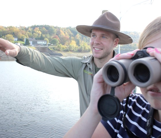 Ranger boat tour, © Nationalpark Eifel