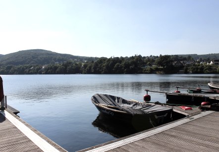 Bootsanleger am Staubecken, © Rureifel Tourismus e.V.