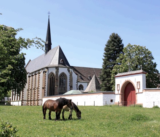 Blick auf die Abtei Mariawald, © Abtei Mariawald