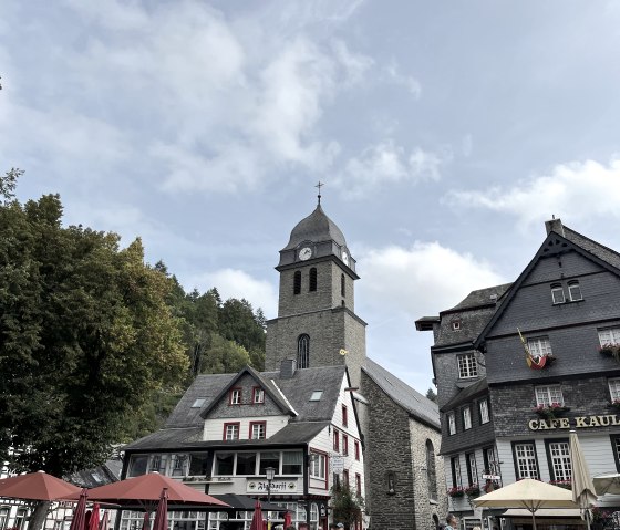 Zicht op de toren van de Aukriche, © Monschauer Land Touristik e.V.