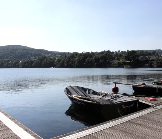 Bootsanleger am Staubecken, © Rureifel Tourismus e.V.