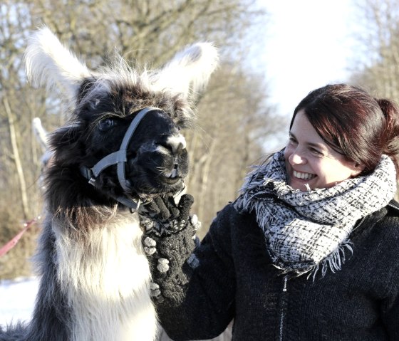 Lama wandeling, © Loni Liebermann