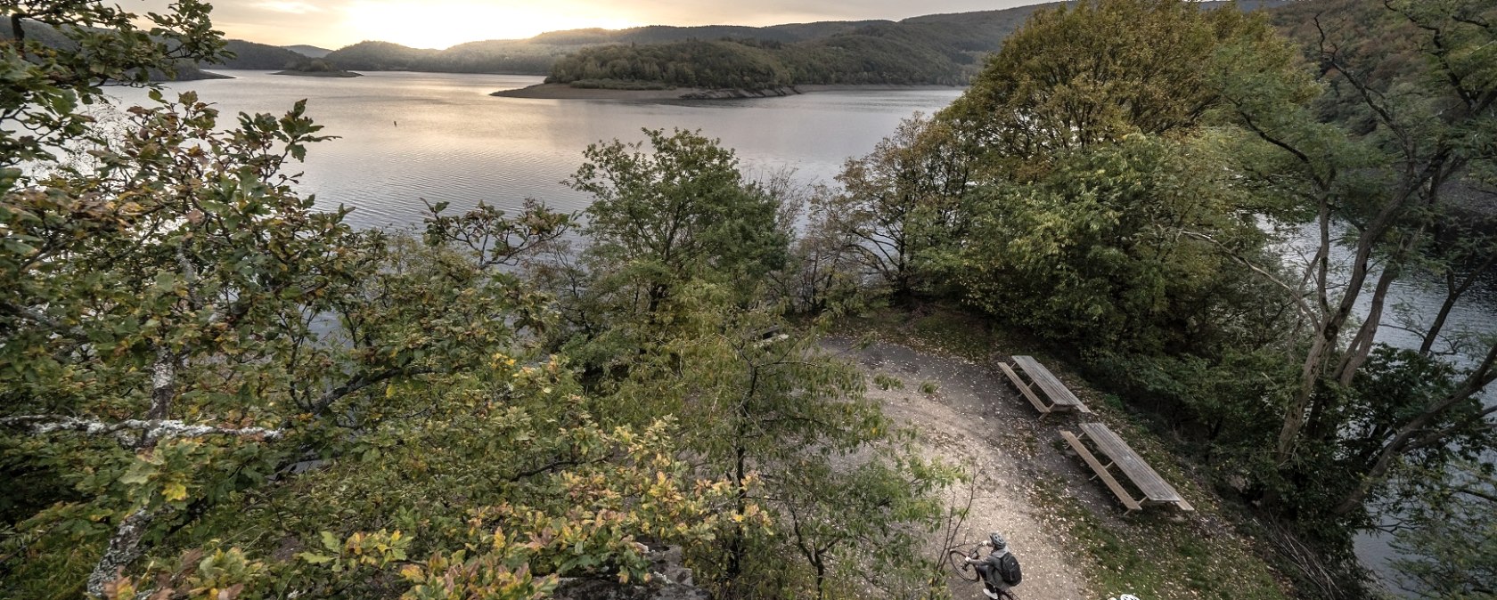 Rursee in der Eifel, © Dennis Stratmann | Grünmetropole e.V.