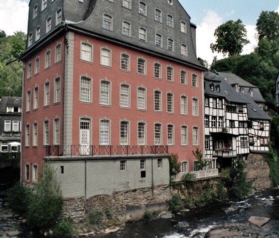 Oude stad Monschau Rood Huis