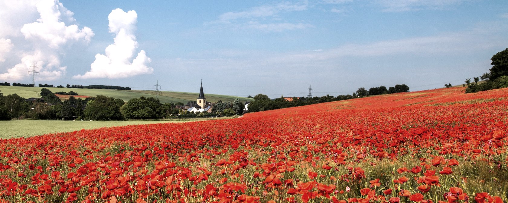 Blick auf das Bördedorf Muldenau, © Hans-Eberhard Peters