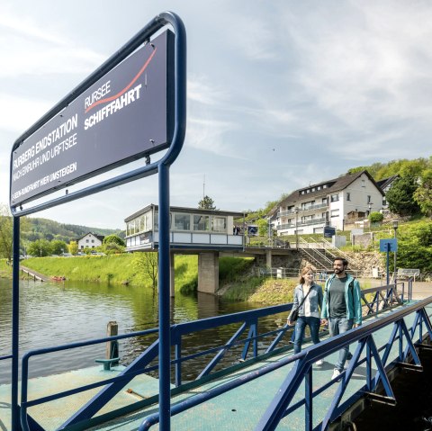 Anlegestelle in Rurberg, © Eifel-Tourismus GmbH, Dominik Ketz