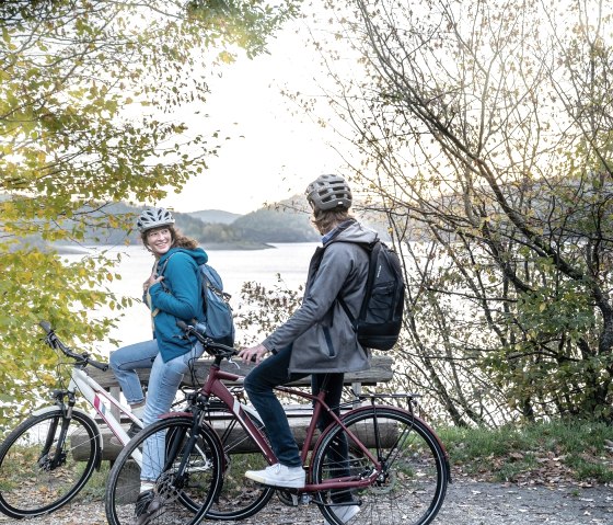 Radfahren am Rursee, © Dennis Stratmann | Grünmetropole e.V.