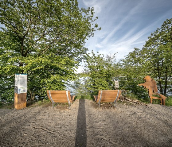 Rast- & Erlebnisort am RurUfer-Radweg am Rursee, © Dennis Stratmann | Grünmetropole e.V.