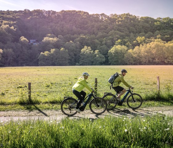 Radfahren im Kalltal, © Dennis Stratmann | Grünmetropole e.V.