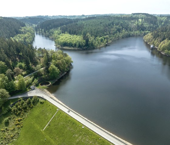 Vue aérienne du Kalltalsperre, © Städteregion Aachen, Dennis Stratmann