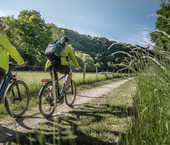 Unterwegs im Kalltal entlang des RurUfer Radweges, © Kreis Düren Stratmann