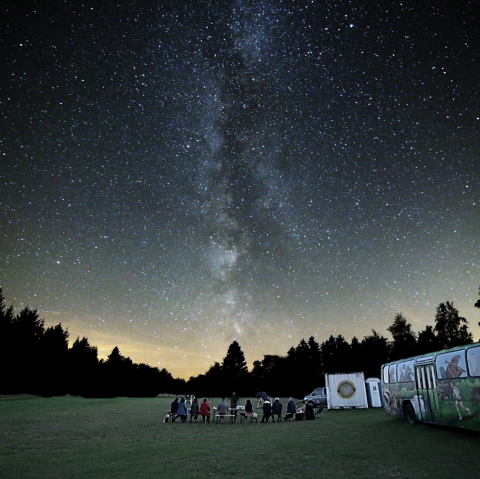 Gruppe unterm Sternenzelt, © Harald Bardenhagen