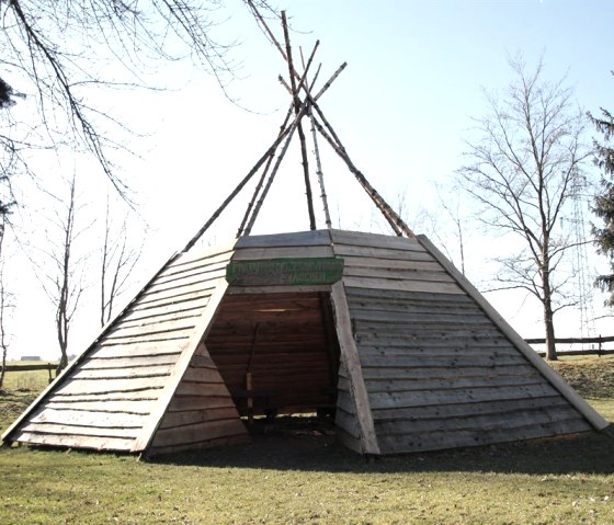 Tipi fireplace