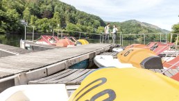 Tretbootverleih Staubecken Heimbach, © Eifel-Tourismus GmbH, AR, shapefruit AG