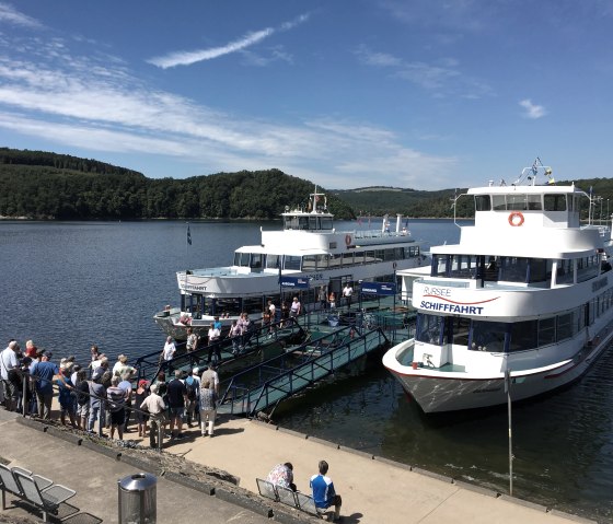 Débarcadère de Schwammenauel, © Eifel Tourismus GmbH, D. Ketz