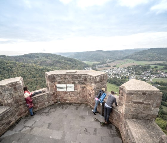 Eifel-Blick vom Turm der Burg Nideggen, © Dennis Stratmann | Kreis Düren