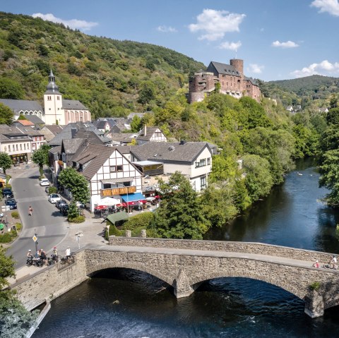 Heimbach am RurUfer-Radweg, © Grünmetropole e.V., Dennis Stratmann